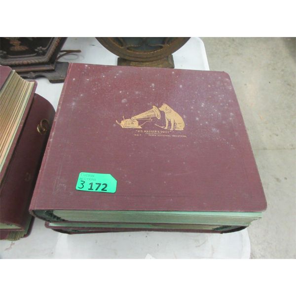 3 Binders of Vintage Victor LP Records