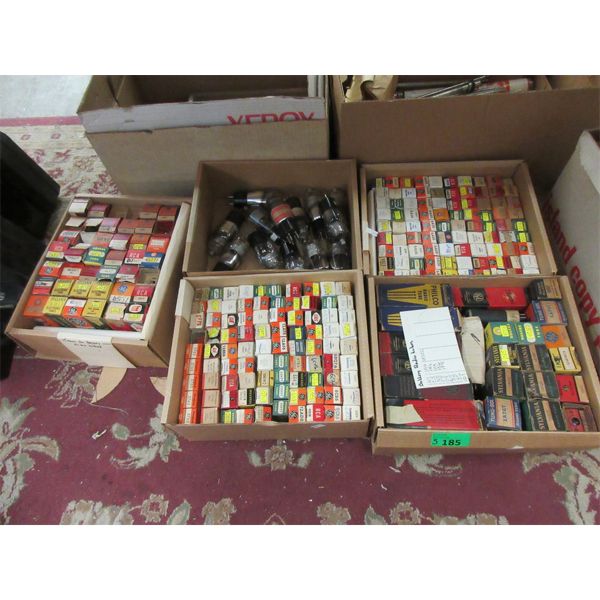 5 Boxes of Vintage Electronics Tubes