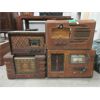 Image 1 : 4 Assorted Vintage Wood Case Radios 