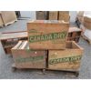 Image 1 : 3 Canada Dry Crates with Records & Casters