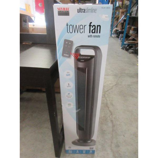 Seville Ultra Slim Line Tower Fan with Remote