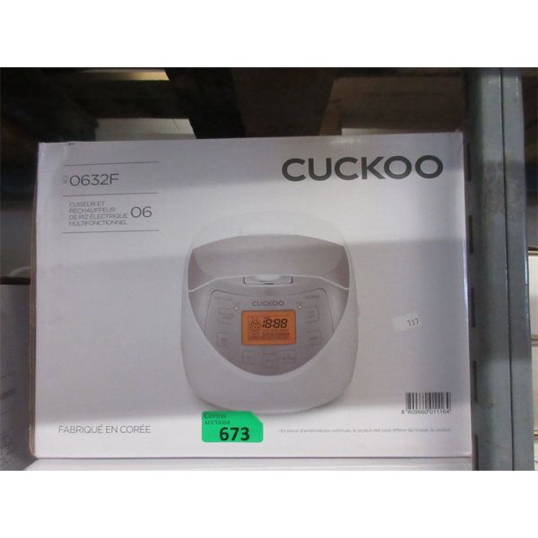 Cuckoo Rice Cooker/Warmer - CR 0632F