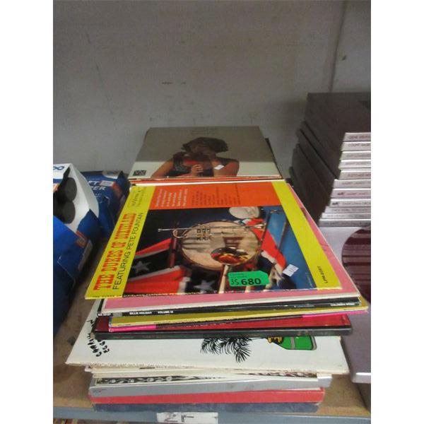 35 Assorted Vintage LP Records - Approx. Count