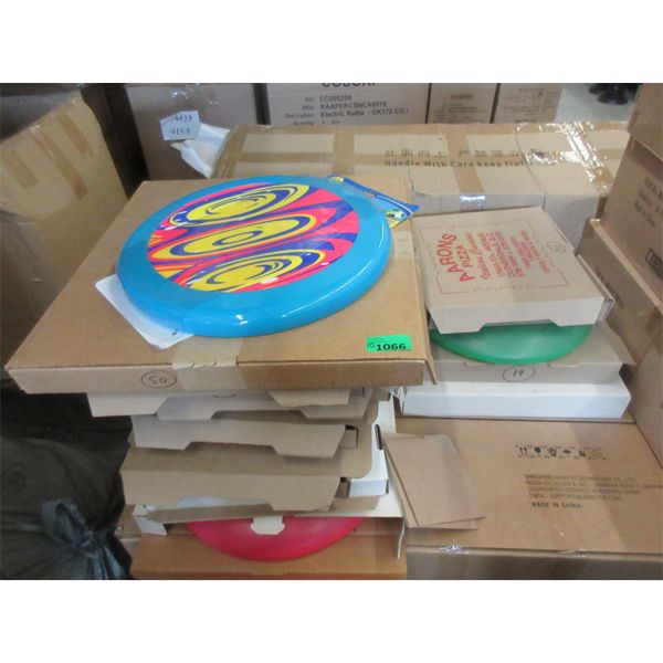 10 Assorted Frisbees - Variety of Sizes