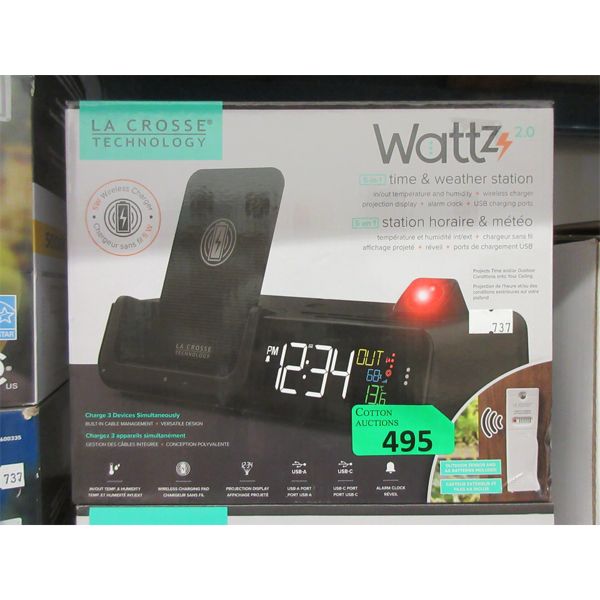 La Crosse Wattz 5-in-1 Time & Weather Station