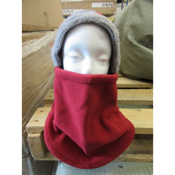 Case of New Women's Fleece Lined Balaclava Hats