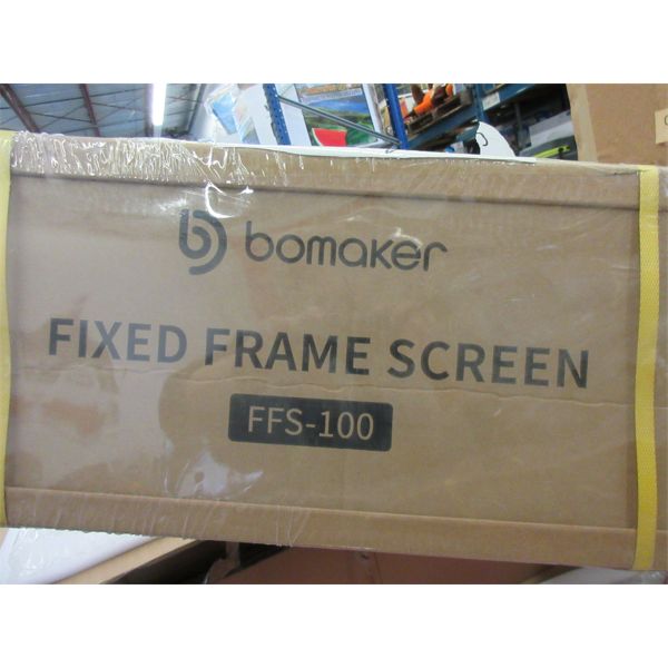 Bomaker 100" Fixed Frame Projection Screen - FFS-100