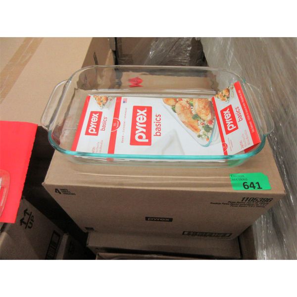 Case of 4 New Pyrex 2 QT Oblong Baking Dishes - 1.9 L