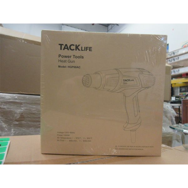 New Tacklife Electric Heat Gun  - Model HGP68AC