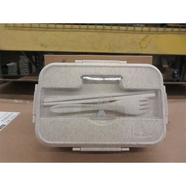 8 New Good Wheat Sectioned Lunch Boxes