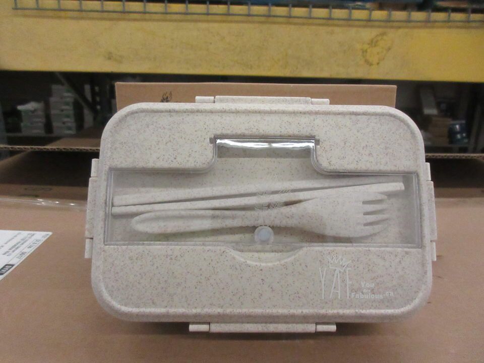 8 New Good Wheat Sectioned Lunch Boxes