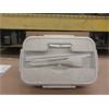 Image 1 : 8 New Good Wheat Sectioned Lunch Boxes