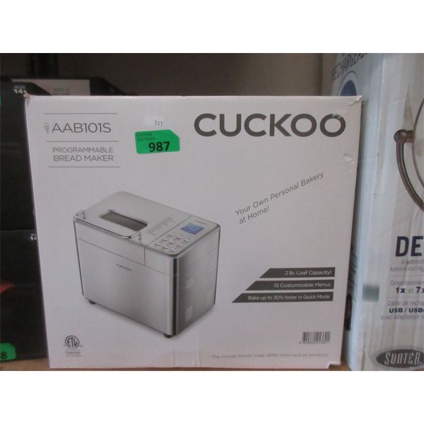 Cuckoo Programmable Bread Maker - AAB101S