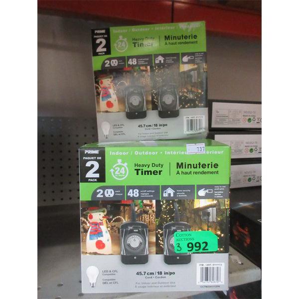 3 Prime Heavy Duty Outdoor Timers