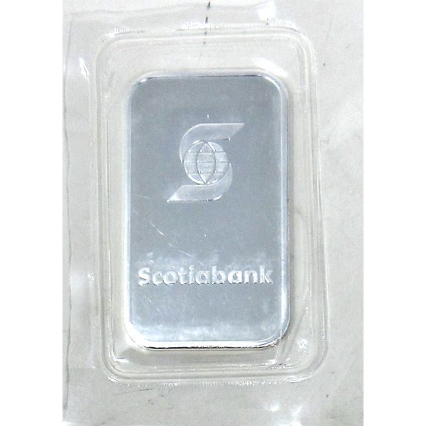 1 Oz .999 Silver ScotiaBank Bar