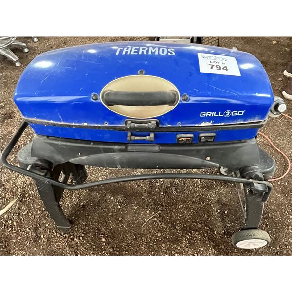 Propane Grill on a Stand, Thermos
