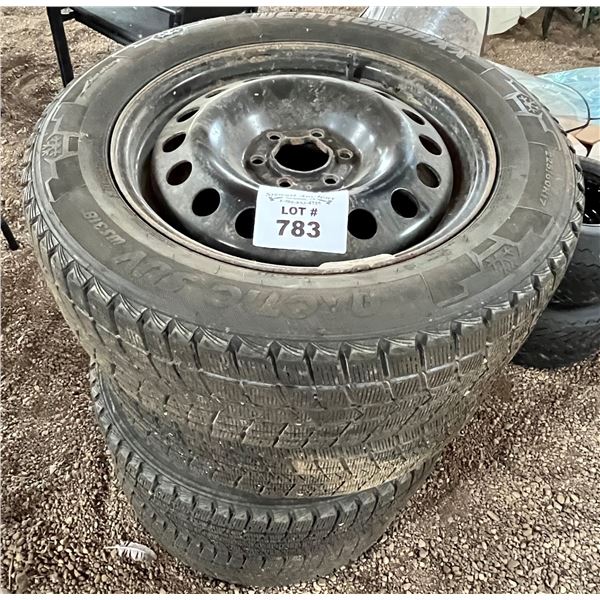 225/60/R17 - Winter Tires c/w Steel Rims