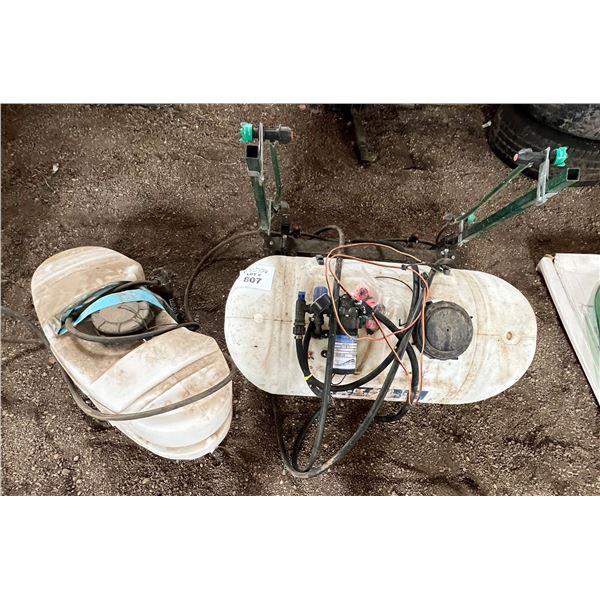 25Gal quad sprayer  - 8Ft booms & extra tank