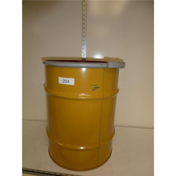 metal barrel