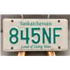 Image 1 : Saskatchewan Motorcycle License Plate / Mint condition