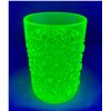 Image 1 : Hobbs & Bruckner Uranium / Vaseline Glass "Daisy & Button" Tumbler. Circa 1890's