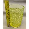 Image 4 : Hobbs & Bruckner Uranium / Vaseline Glass "Daisy & Button" Tumbler. Circa 1890's