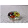 Image 3 : Floral Glass Paper Weight (Chipped)