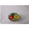 Image 4 : Floral Glass Paper Weight (Chipped)