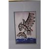 Image 4 : Framed Indigenous Art by William Herbert Helin - 11" x 13 1/2"
