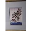 Image 5 : Framed Indigenous Art by William Herbert Helin - 11" x 13 1/2"