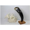 Image 2 : Horn Holder - Vintage Lamb Vase