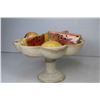 Image 4 : Marble Pedestal Dish w/Marble Fruit