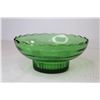 Image 6 : Green Glass Plate - E.O. Body Company Glass Dish