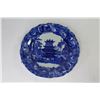 Image 4 : Vintage Plate Oriental Themed (markings are blurred)