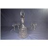 Image 4 : Pinwheel Crystal Decanter w/Glasses