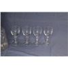 Image 6 : Pinwheel Crystal Decanter w/Glasses