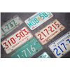 Image 3 : (9) Assorted Saskatchewan License Plates (1951-72)