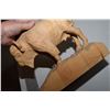 Image 3 : Hand Carved Basswood Buffalo Statue