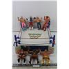 Image 1 : Vintage 1985 LJN WWF Sling Em, Fling Em, Wrestling Ring in Excellent Condition - Titan Sports - C/W 