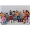 Image 3 : Vintage 1985 LJN WWF Sling Em, Fling Em, Wrestling Ring in Excellent Condition - Titan Sports - C/W 