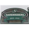 Image 4 : Saskatchewan Roughriders-1988 Hall of Fame Dinner Vintage Tray + Wooden Roughrider Sign Est. 1910 + 