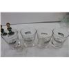 Image 5 : Set of (4) Roughrider Wisers Glasses - 100 Years of Pride- + (4) Riders Bobbleheads Suitor?Aldag/Elg
