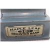 Image 3 : Rare Canadian Maple Leaf 3 Coin Register bank - Durable Toy Novelty Company, Circa 1950's/60's Tin -