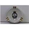 Image 3 : RCAF 1 Wing Decorative Ashtray with Gold Accents - Marville, France - Pro Pace Armati - Insignia