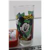 Image 2 : Walt Disney Collectibles - Mickey Mouse Tin Pencil Case - Tin Box Company of America + Drinking Glas