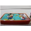 Image 3 : Walt Disney Collectibles - Mickey Mouse Tin Pencil Case - Tin Box Company of America + Drinking Glas