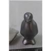Image 3 : Vintage Carl Hoselton - Canadian Sculptist - Solid Aluminum Sculptures - Penguin - Signed B 1578 Plu