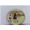 Image 2 : Royal Doulton D5814 Sir Roger De Coverly Collectible Plate - Made in England