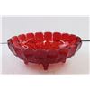 Image 4 : Indiana Glass - Oval Centre Bowl - No 7419 - Red Glass in Original Box - Indiana Glass Company - Dun