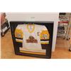 Image 1 : * Nipawin Hawks Framed Captain's Jersey in Shadow Box - Year Unknown 36 x 36"
